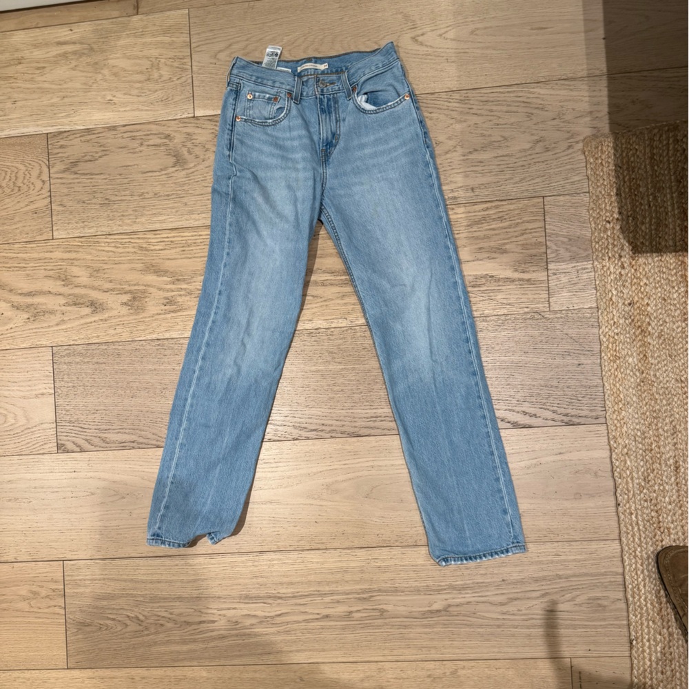 Levi’s Low Pro Straight Light Blue Women's / Teen Jeans Size 24